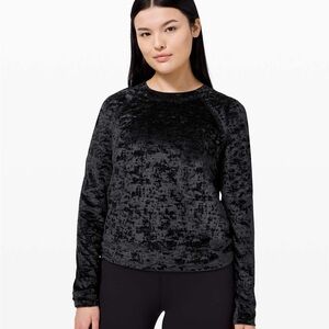 Lululemon Warm Down crew crushed velvet